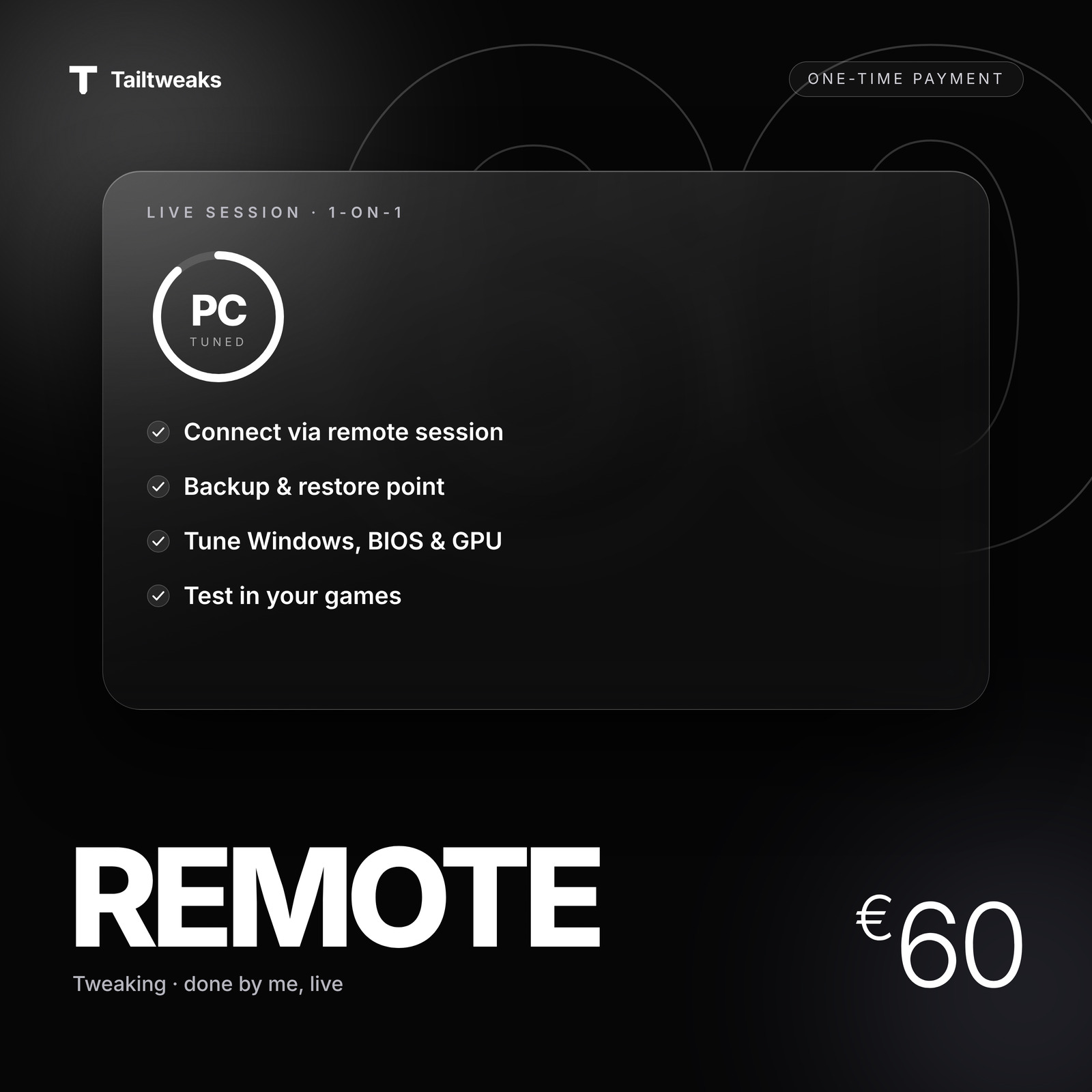 Remote Tweaking